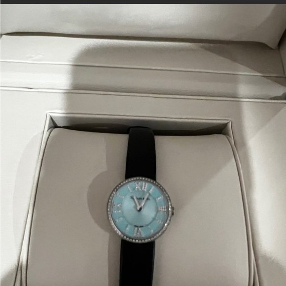 π Tiffany & Co Diamond Watch in signature Blue π - Picture 3 of 13